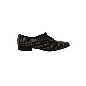 Saint Laurent Studded Accents Oxfords in Black Leather